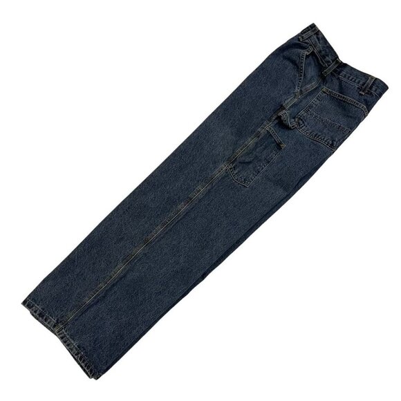 Carhartt Mens Carpenter Denim Jeans Original Dungaree Fit #14806 Pants 40x30 - Picture 13 of 16